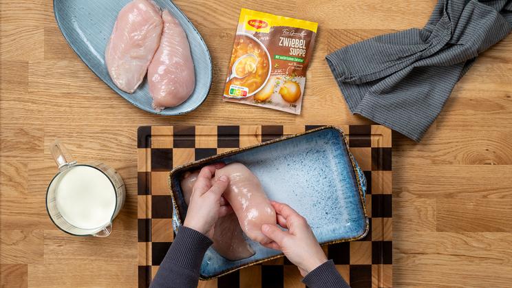 Zwiebelhähnchen für Genießer